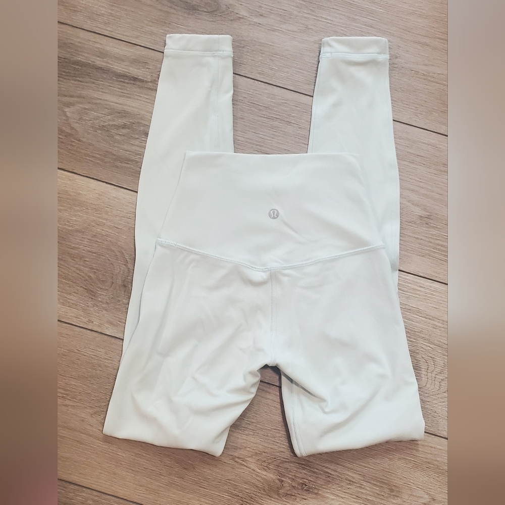 lululemon athletica Cream High-Rise Leggings